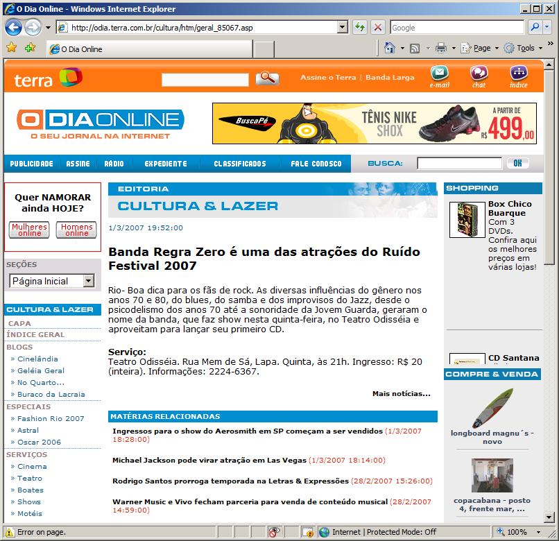 O Dia Online - Ruído